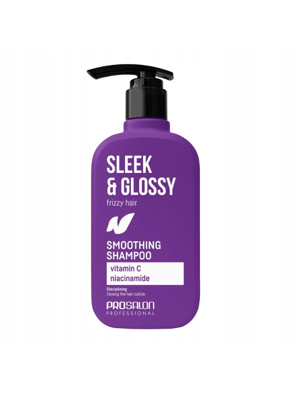 Prosalon Professional Sleek&Glossy wygładzający Szampon do włosów 375 ml