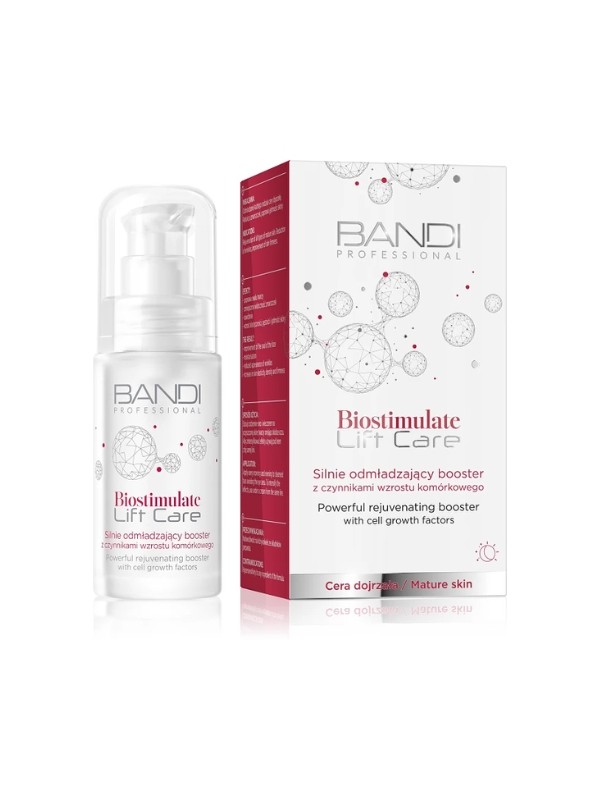 Bandi Biostimulate Lift Care silnie odmładzający Booster do twarzy z czynnikami wzrostu komórkowego 30 ml