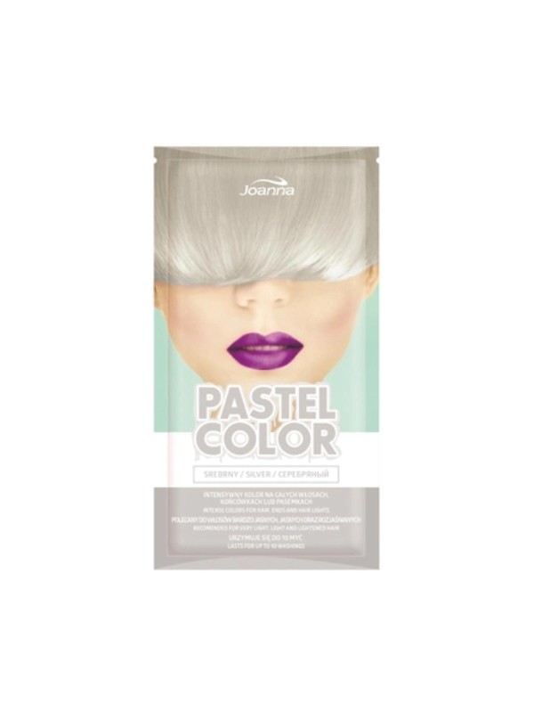 Joanna Pastel Color Szampon koloryzujący do włosów Srebrny 35 g