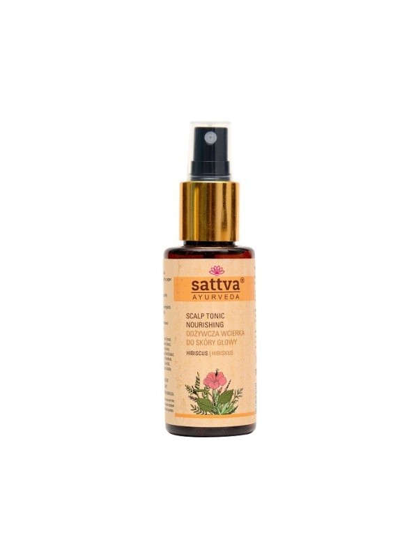 Sattva Ayurveda odżywcza Wcierka do skóry głowy Hibiskus 100 ml