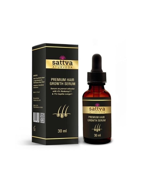 Sattva Ayurveda Premium Hair Growth Serum Serum na porost włosów 30 ml