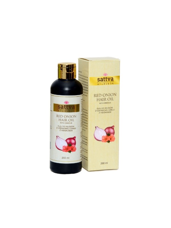 Sattva Ayurveda Olejek do włosów Czerwona Cebula i Hibiskus 100 ml