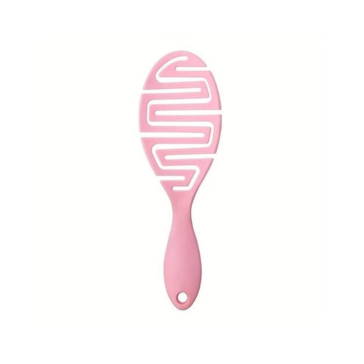 Ventilated Brush for long, thick and curly hair Pink 1 piece