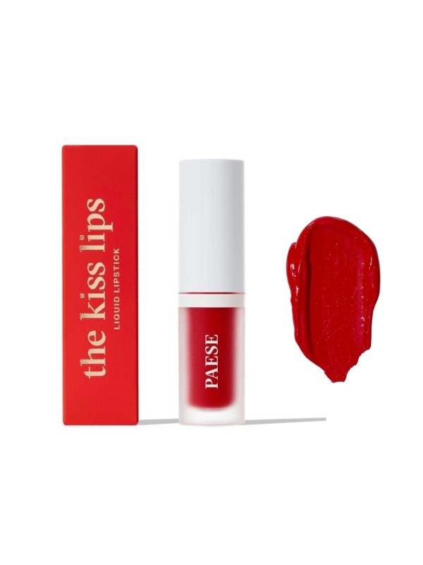 Paese The Kiss Lips Matowa kremowa  Pomadka w płynie 06 Classic Red 3,4 ml