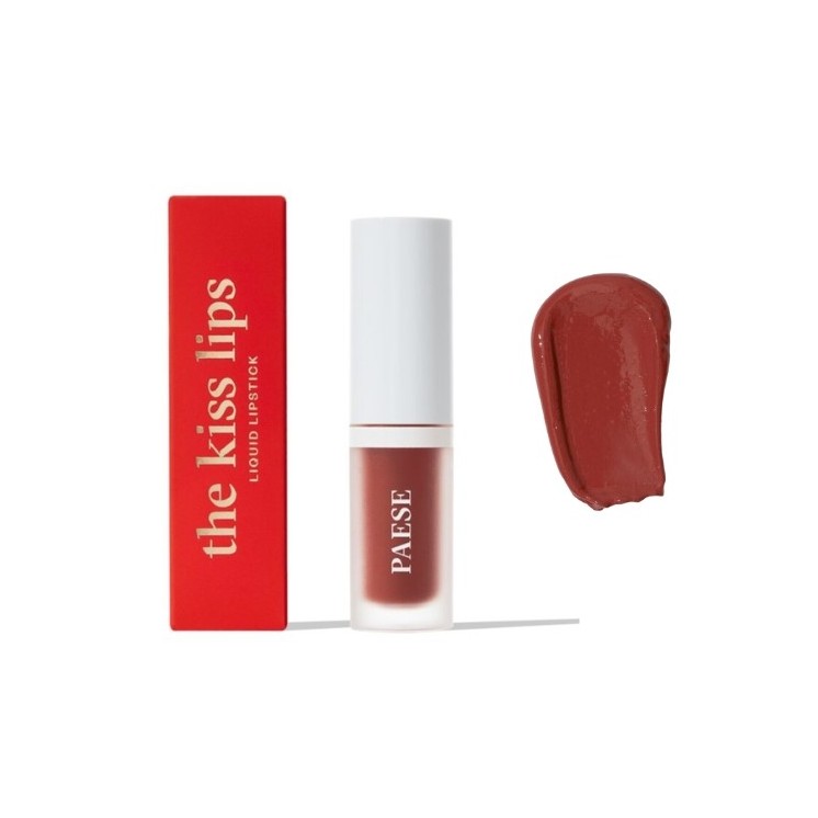 Paese The Kiss Lips Matte Creamy Liquid Lipstick 04 Rusty Red 3,4 мл