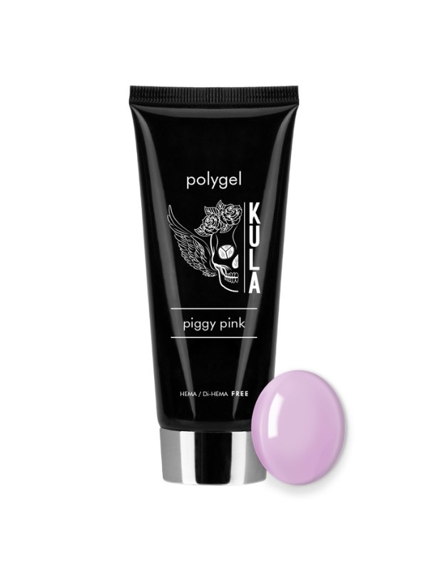 PolyGel akrylożel budujący Kula Nails Hema/di-Hema free Piggy Pink 50 ml