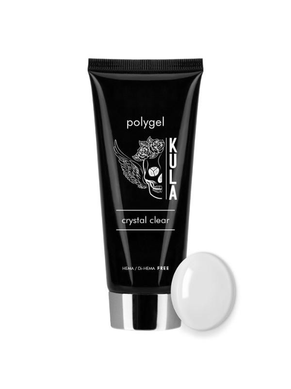 PolyGel akrylożel budujący Kula Nails Hema/di-Hema free Crystal Clear 50 ml