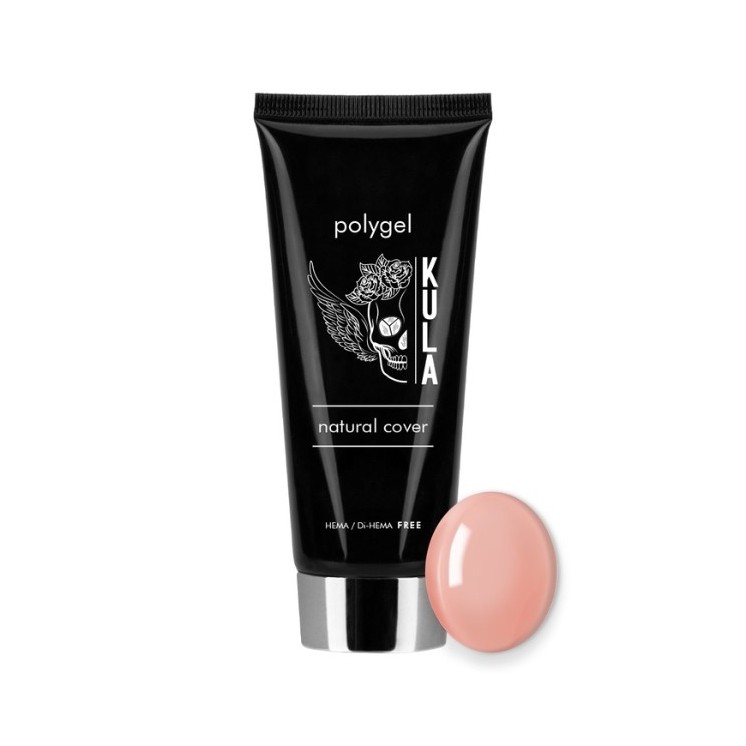 PolyGel акрил гель нарощування Kula Nails Hema/di- Hema free Natural Cover 50 мл