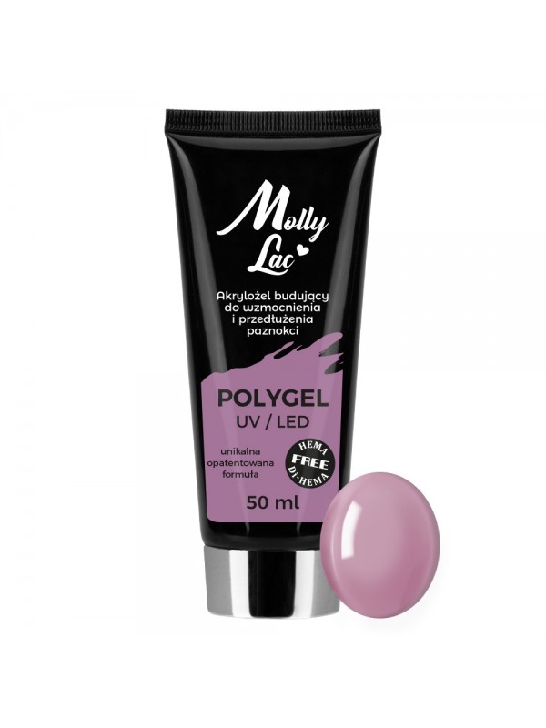 MollyLac Polygel akrylożel budujący Mollylac Hema/di-Hema Bean Paste 50 ml 