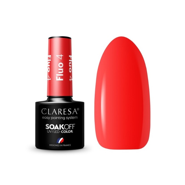 Claresa Fluo Hybrid nail polish /4/ 5 g