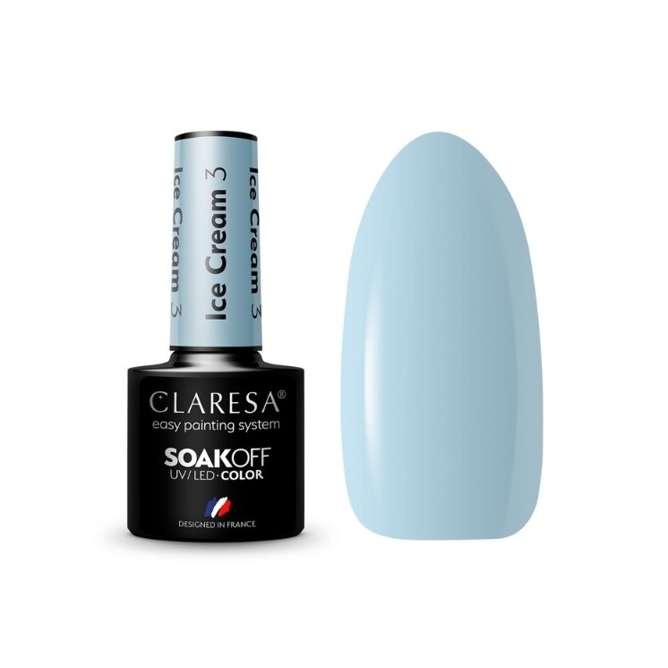 Claresa Ice Cream Hybrid nail polish /3/ 5 g