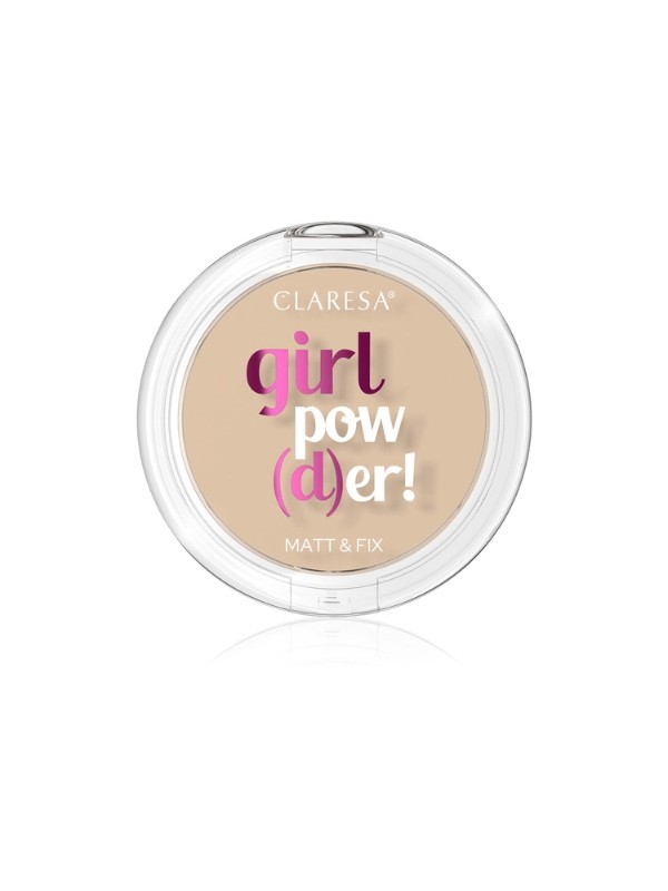 Claresa GIRL POW(D)ER! Puder prasowany Translucent /01/ 12 g