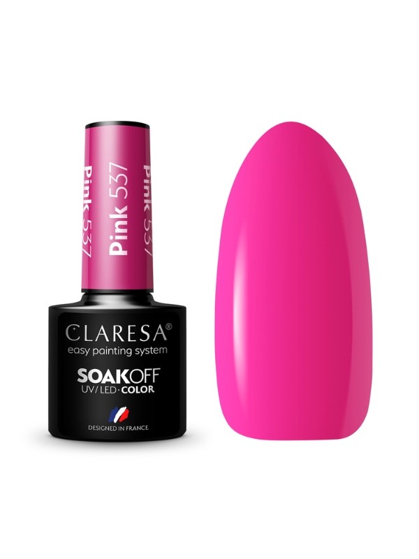 Claresa Pink Lakier Hybrydowy /537/ 5 ml