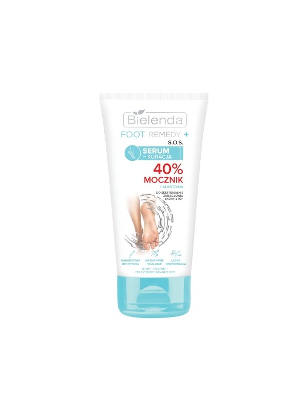 Bielenda Foot Remedy 40% Mocznik  Serum do ekstremalnie zniszczonej skóry stóp  75 ml