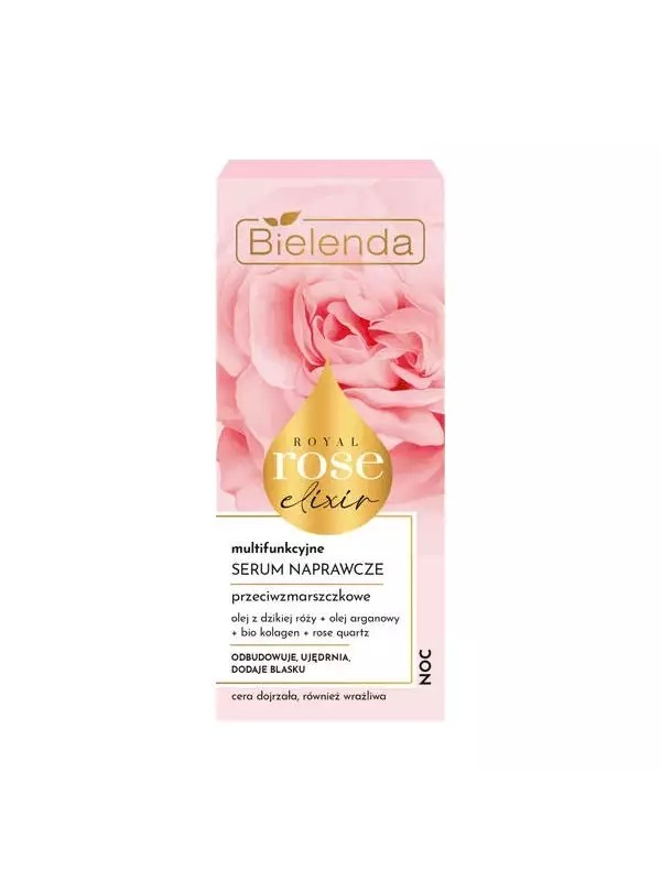 Bielenda Royal Rose Elixir Serum naprawcze przeciwzmarszczkowe do cery dojrzałej 30 ml