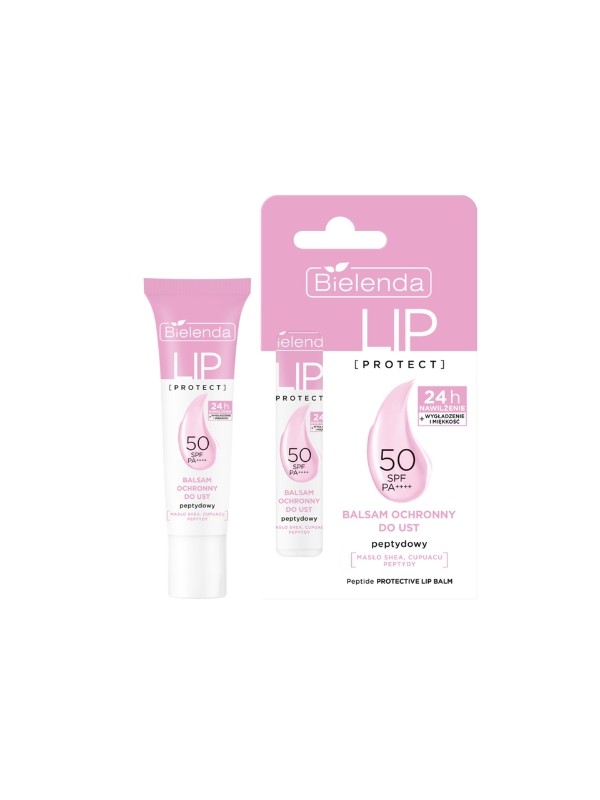 Bielenda Lip Protect Balsam ochronny do ust SPF 50 peptydowy 10 g