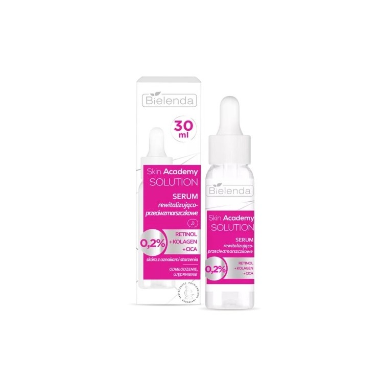 Bielenda Skin Academy Solutions Revitalizing and anti-wrinkle Serum Retinol + Collagen 30 ml