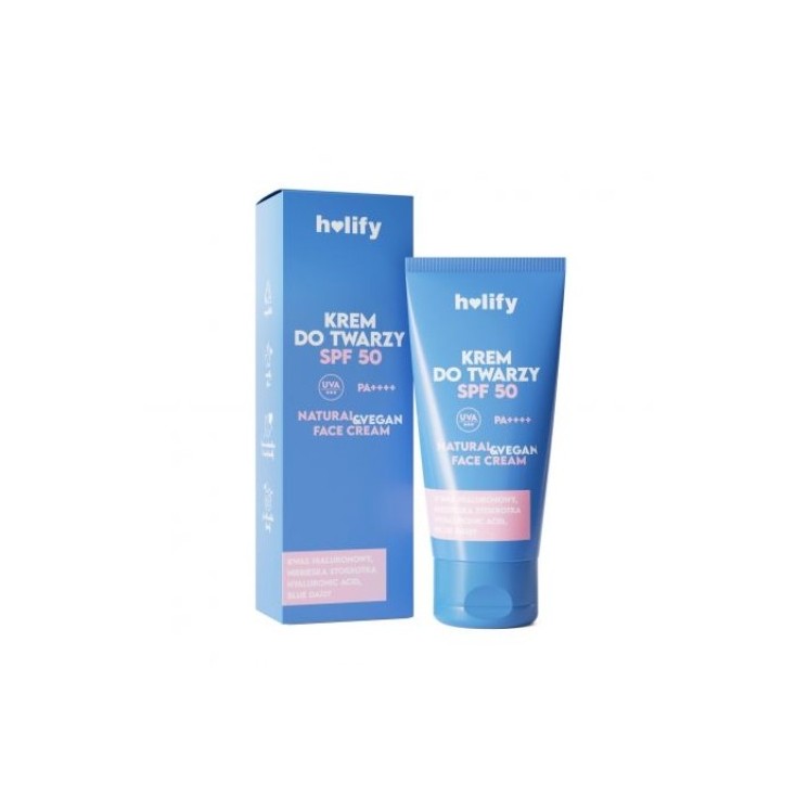 Крем для обличчя з гіалуроновою кислотою Holify SPF50 50 мл
