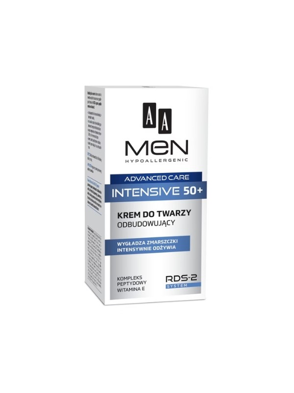 AA Men Advanced Care intensive 50+ Krem do twarzy odbudowujący 50 ml