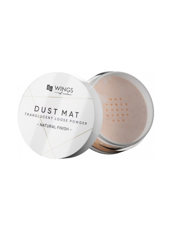 AA Wings of Color Dust Matt Puder transparentny Translucent Loose Powder 12 g