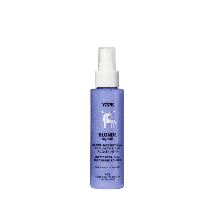 YOPE BLOND my HAIR Illuminating mist for blonde and bleached hair amethyst 100 ml