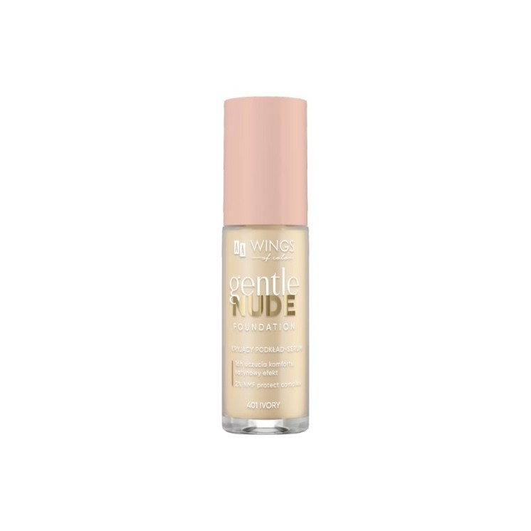 AA Wings of Color Gentle Nude Foundation Covering foundation- serum 401 Ivory 30 ml