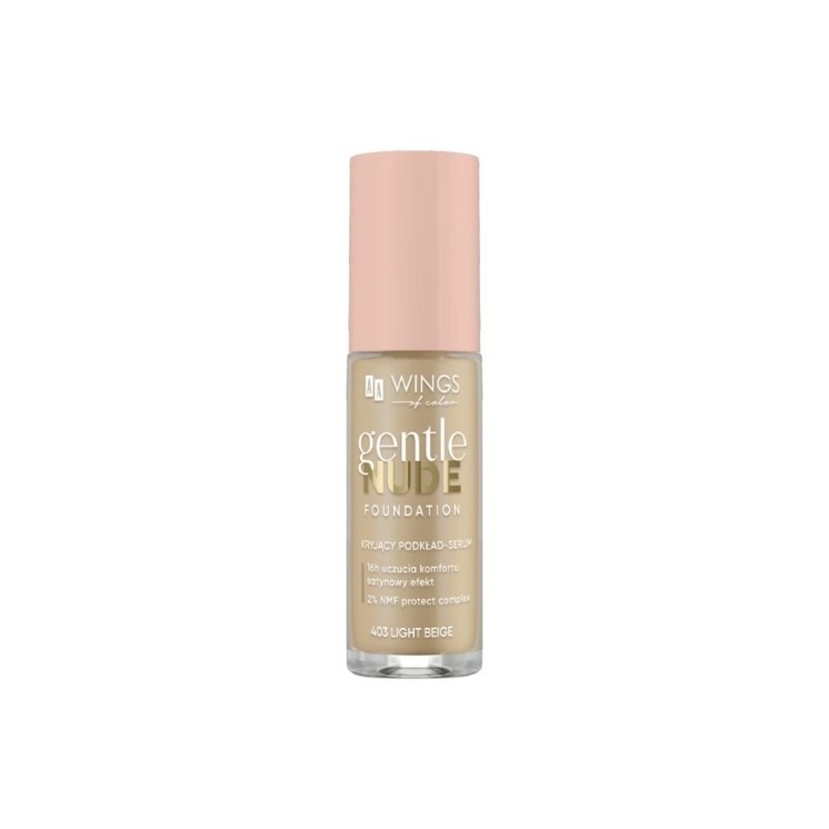 AA Wings of Color Gentle Nude Foundation Covering foundation- serum 403 Light Beige 30 ml