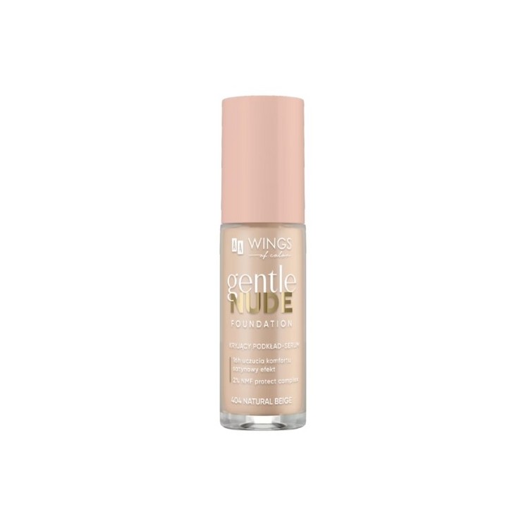 AA Wings of Color Gentle Nude Foundation Покривна основа- serum 404 Natural Beige 30 мл