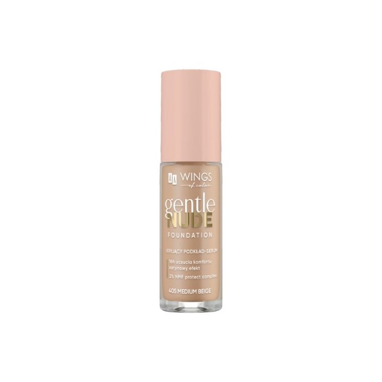 AA Wings of Color Gentle Nude Foundation Covering foundation- serum 405 Medium Beige 30 ml
