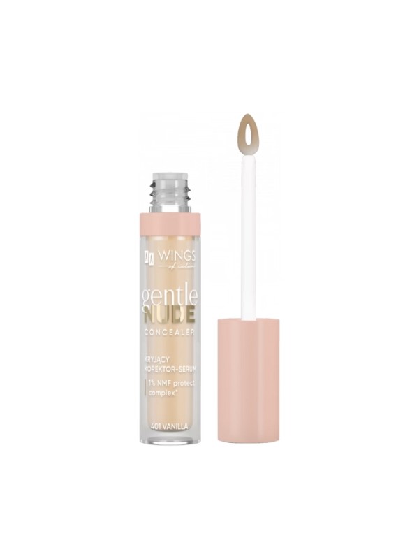 AA Wings of Color Gentle Nude Concealer Kryjący korektor-serum 401 Vanilla 6,2 g