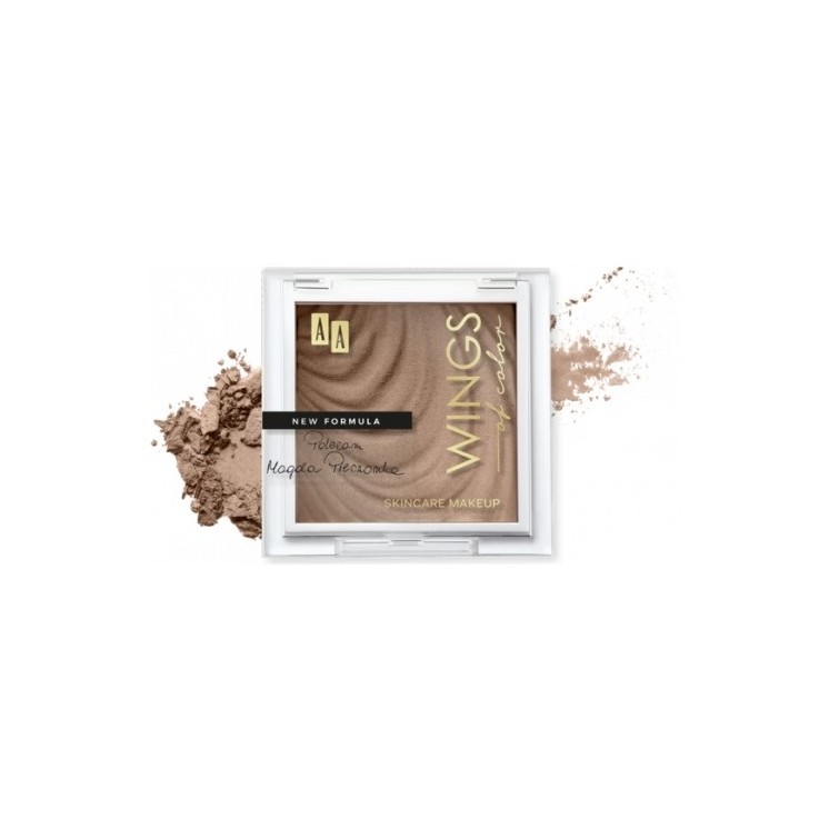 AA Wings of Color Matte Bronze Matte face contouring bronzer 01 Soft Bronze 7 g