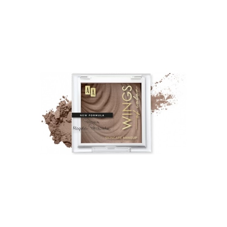 AA Wings of Color Matte Bronze Матовий бронзер для контурування обличчя 02 Natural Bronze 7 г