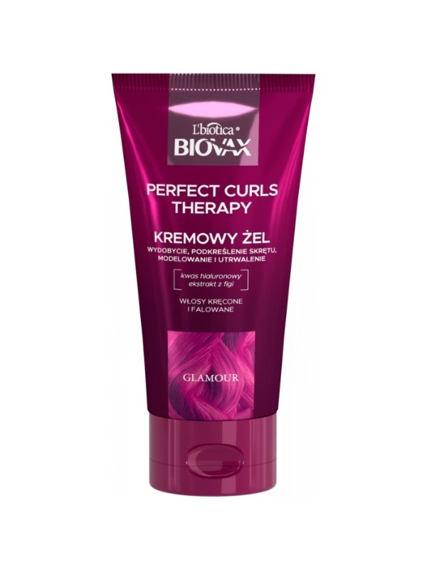 BIOVAX Glamour Perfect Curls Therapy nawilżający żel do stylizacji fal i loków 150 ml