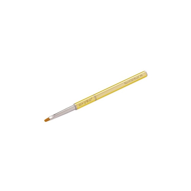 Aba Group gold gel brush /4/ round, 1 piece