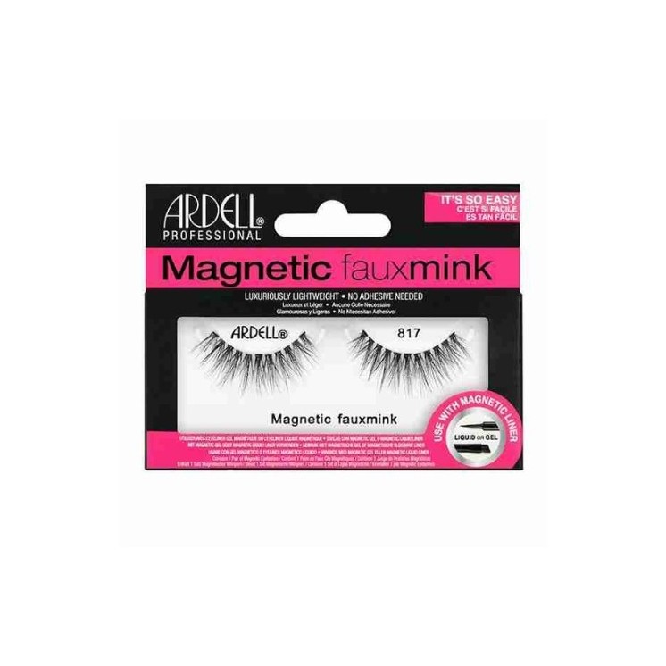 Вії Ardell Magnetic Faux Mink Eyelashes на смужці /817/ Black 1 пара