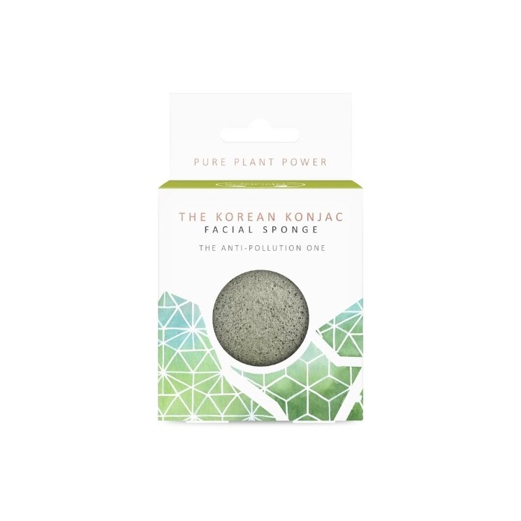 The Korean Konjac Sponge Company Tourmaline Konjac Sponge 1 piece