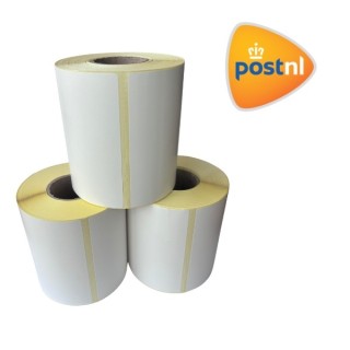 Post.NL shipping label white, 102 mm x 150 mm, 300 labels on a roll, 25 mm core, thermal ECO , durable 3-pack