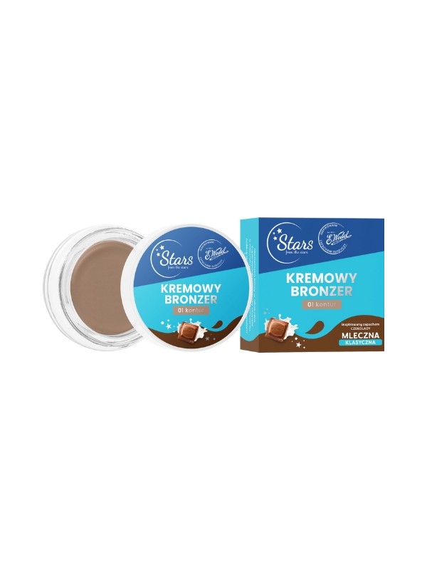 Stars from the Stars x E.Wedel kremowy Bronzer do twarzy /01/ Kontur 10 g