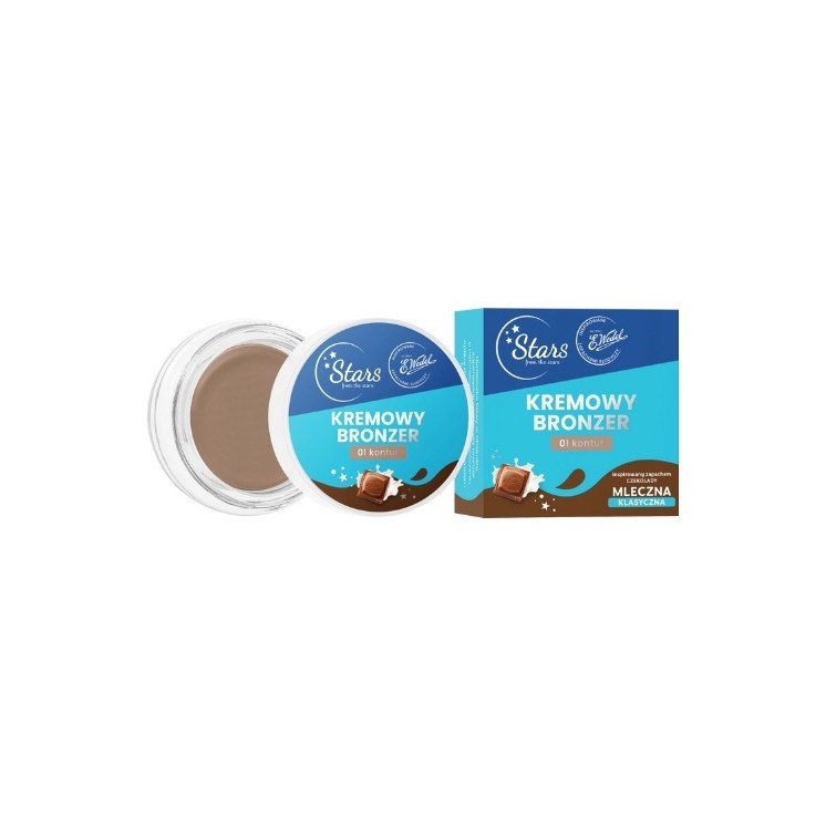 Stars from the Stars x E.Wedel kremowy Bronzer do twarzy /01/ Kontur 10 g