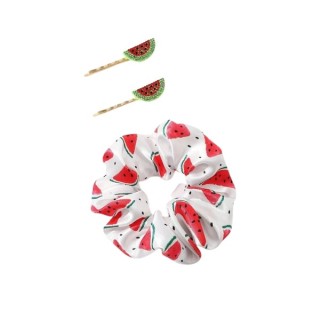 Набір аксесуарів для волосся: Гумка для волосся + 2 шпильки-кавуни