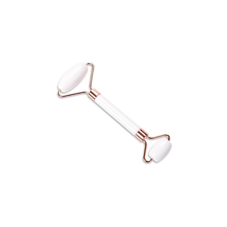 Двосторонній масажер для обличчя та очей White 1 шт