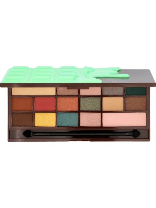 Makeup Revolution I Heart Makeup Paletka 16 cieni do powiek Chocolate Mint 3,66 g