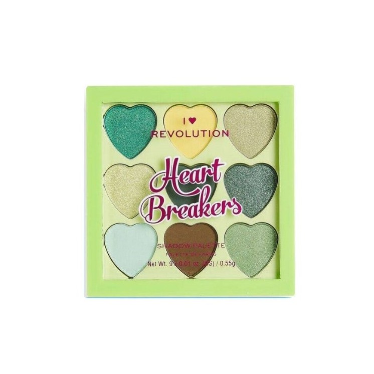 Makeup Revolution I Heart Makeup Palette з 9 тіней для повік Heart Brakers Lucky 0,55 г