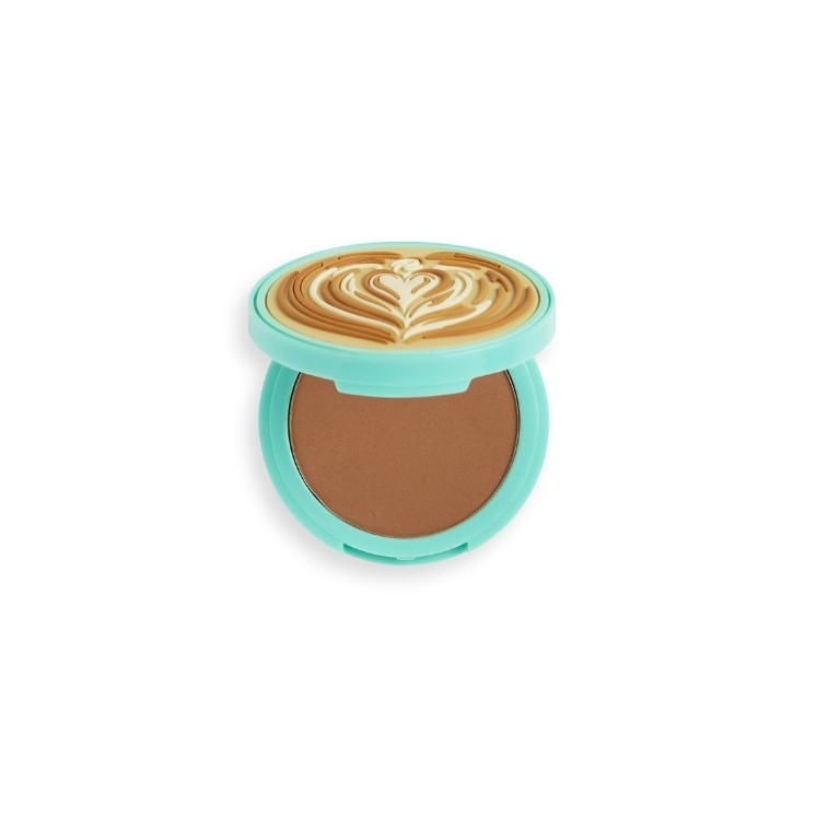 Makeup Revolution I Heart Revolution Tasty Coffee Bronzer for face Latte 5 g