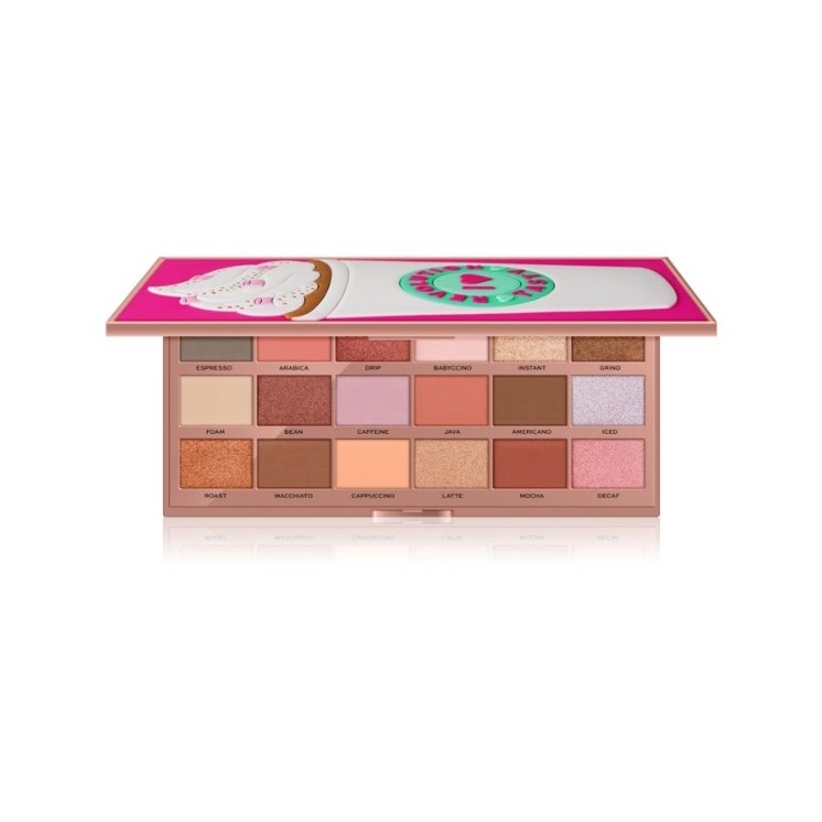 Makeup Revolution I Heart Revolution Tasty Palette of 18 eye shadows Coffee