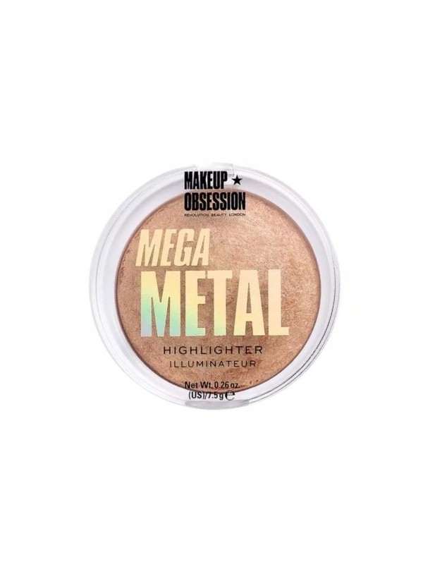 Makeup Revolution Obsession Rozświetlacz do twarzy Mega Metal 7,5 g