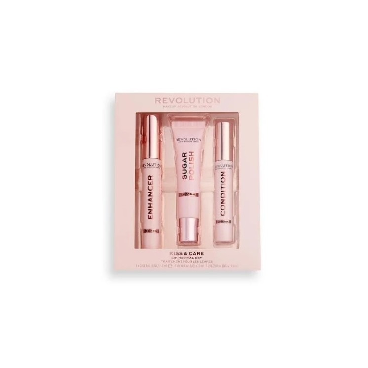 Makeup Revolution Kiss & Care Lip care set