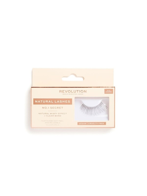 Makeup Revolution Natural Lashes Rzęsy na pasku /NO.1/