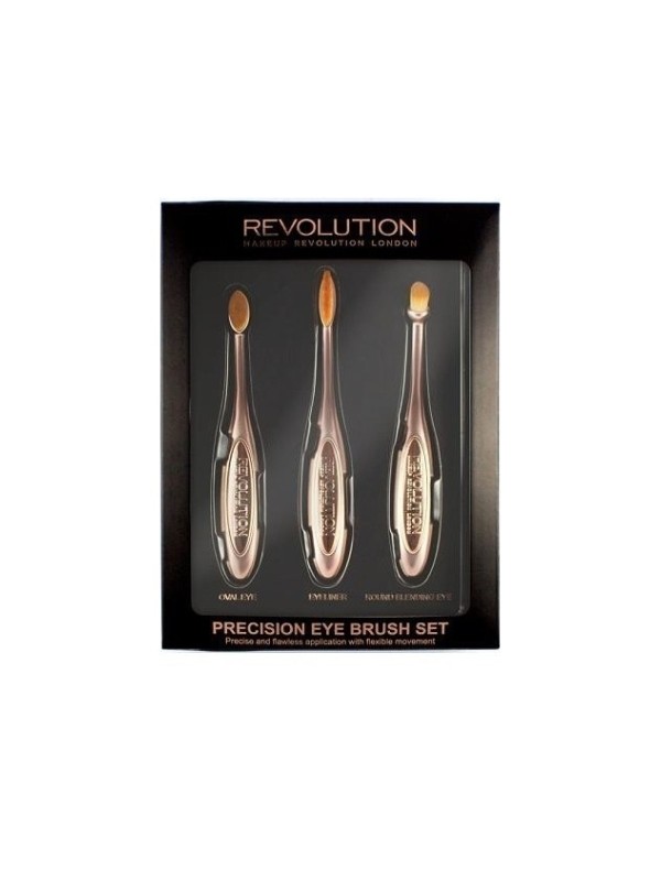 Makeup Revolution Precision Eye Set Zestaw szczotek do makijażu oczu