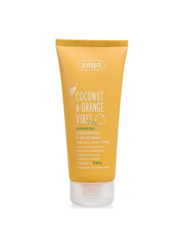 Ziaja Coconut & Orange Vibes nawilżająco-odświeżający Szampon do włosów 200 ml